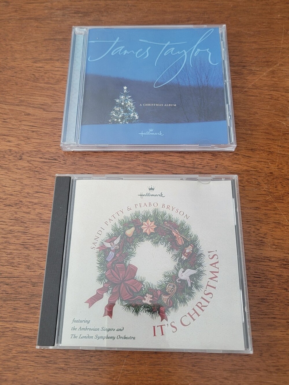 Hallmark Christmas 1996 & 2004 CD's